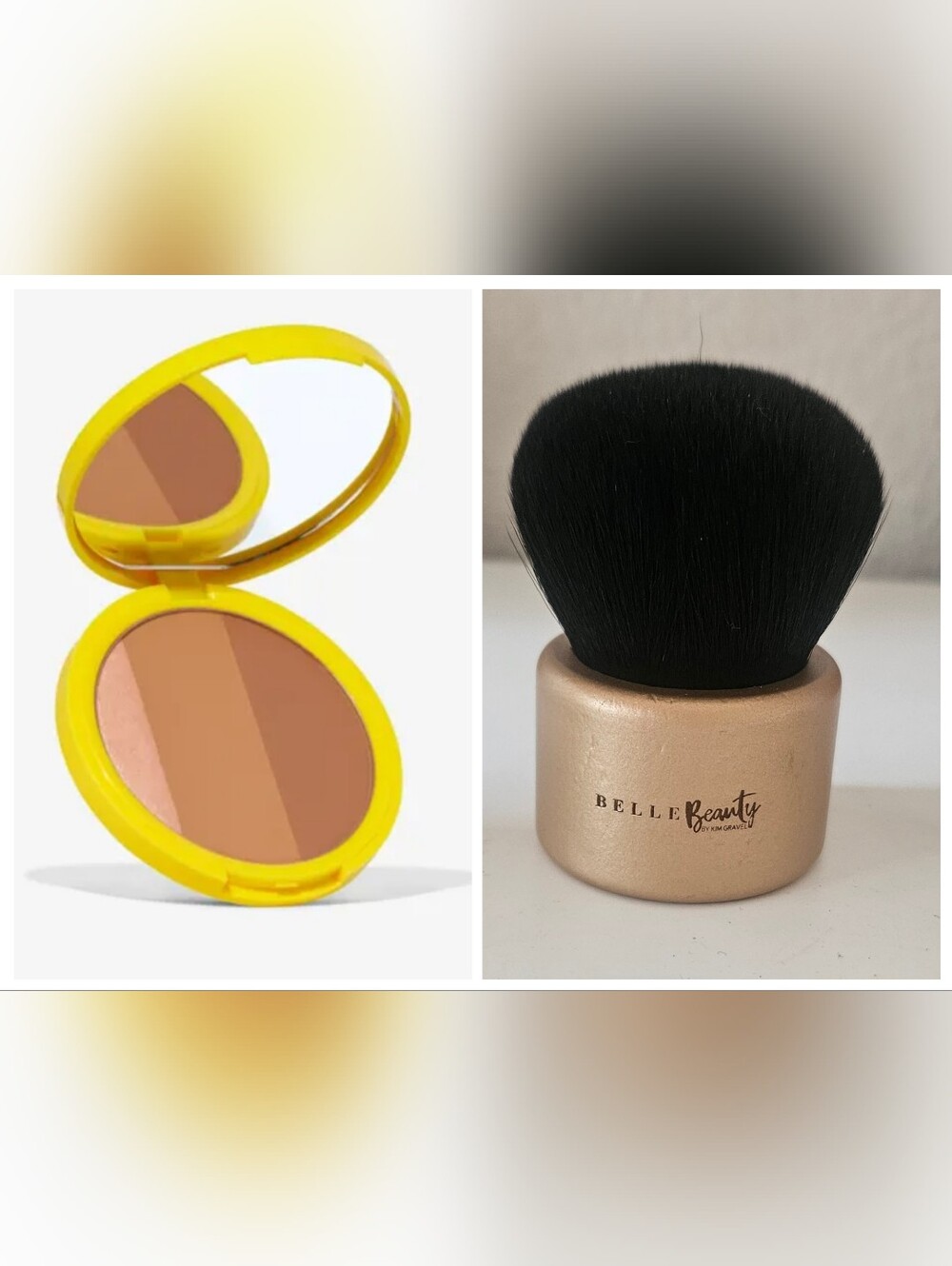 Trixie Cosmetics Flower Power Bronzer & Kabuki Brush